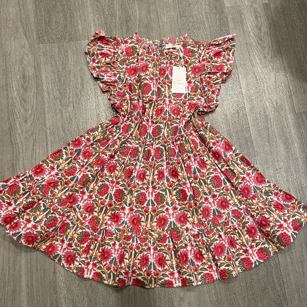 open lace back dress Baby Caroline Dress in Berry Red